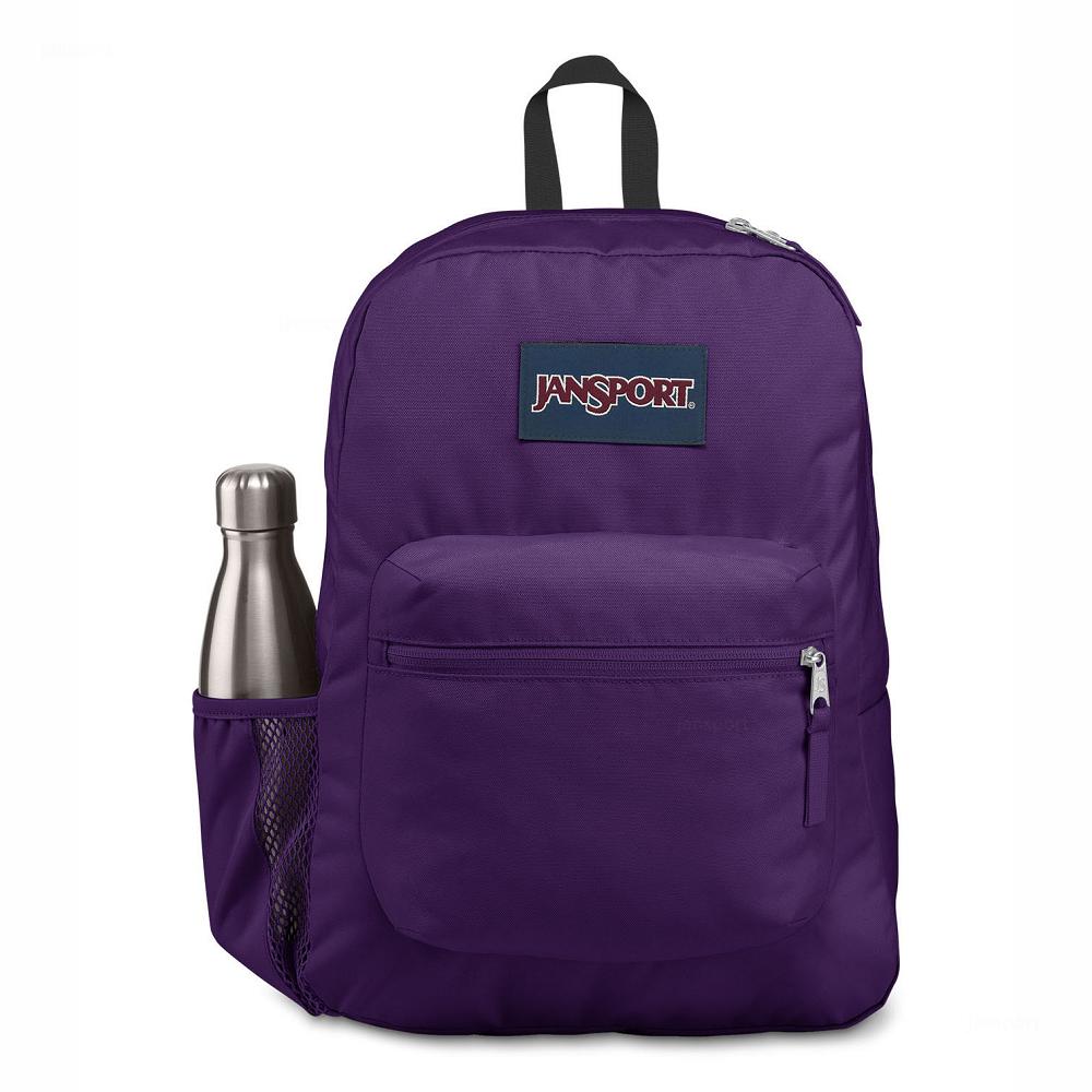 Sac à Dos Scolaire JanSport CROSS TOWN Violette | PXH-24977812